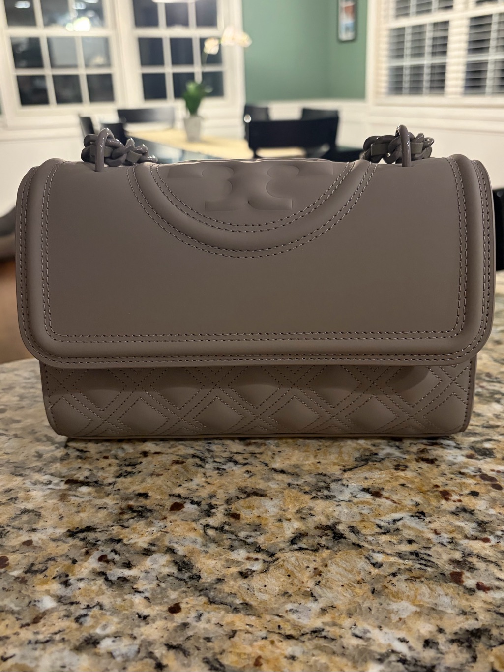 Tory Burch Flemming Matte Small Convertible Shoulder Bag